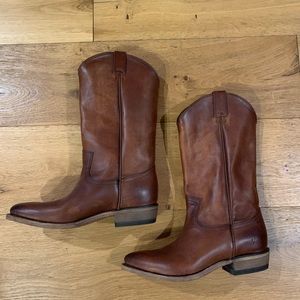 Frye Billy Cognac size 10